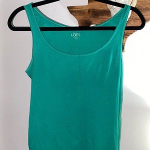Turquoise tank top